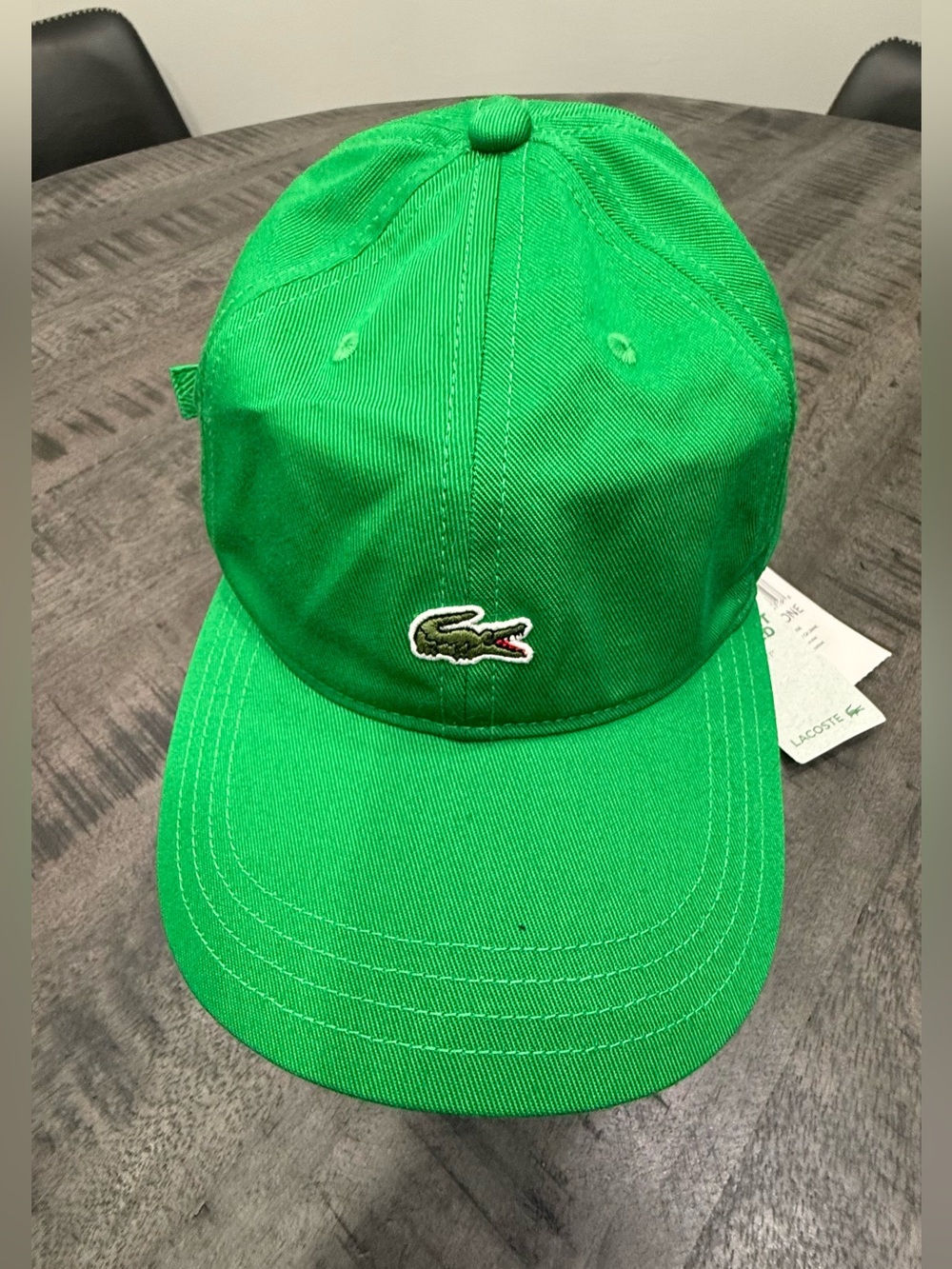 Lacoste Green Baseball Cap with Crocodile Logo